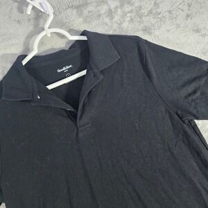 Goodfellow & Co. Polo‎ Shirt Classic Fit Short Sleeve Black Men's Size S